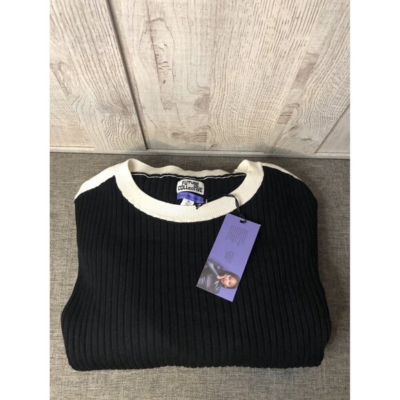 Future Collective Dresses & Skirts - Womens Future Collective Kahlana Brown Black Sweater Dress Size 4X Large. G3